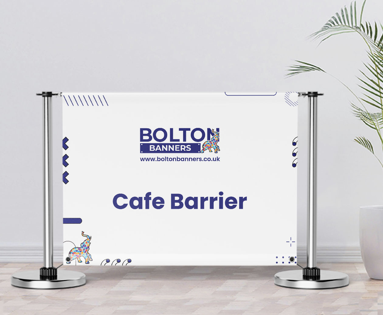 Cafe Barrier Banners