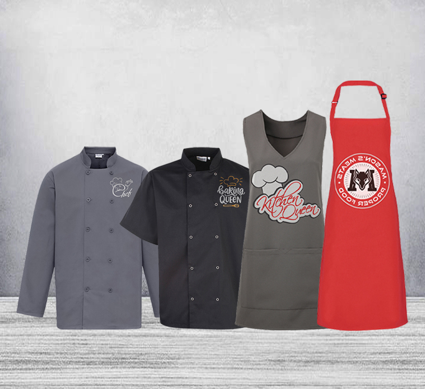 Chef Uniform Printing, Printed Wear