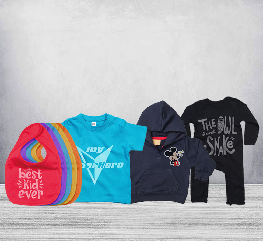 Custom Baby Clothing, Printed Wear