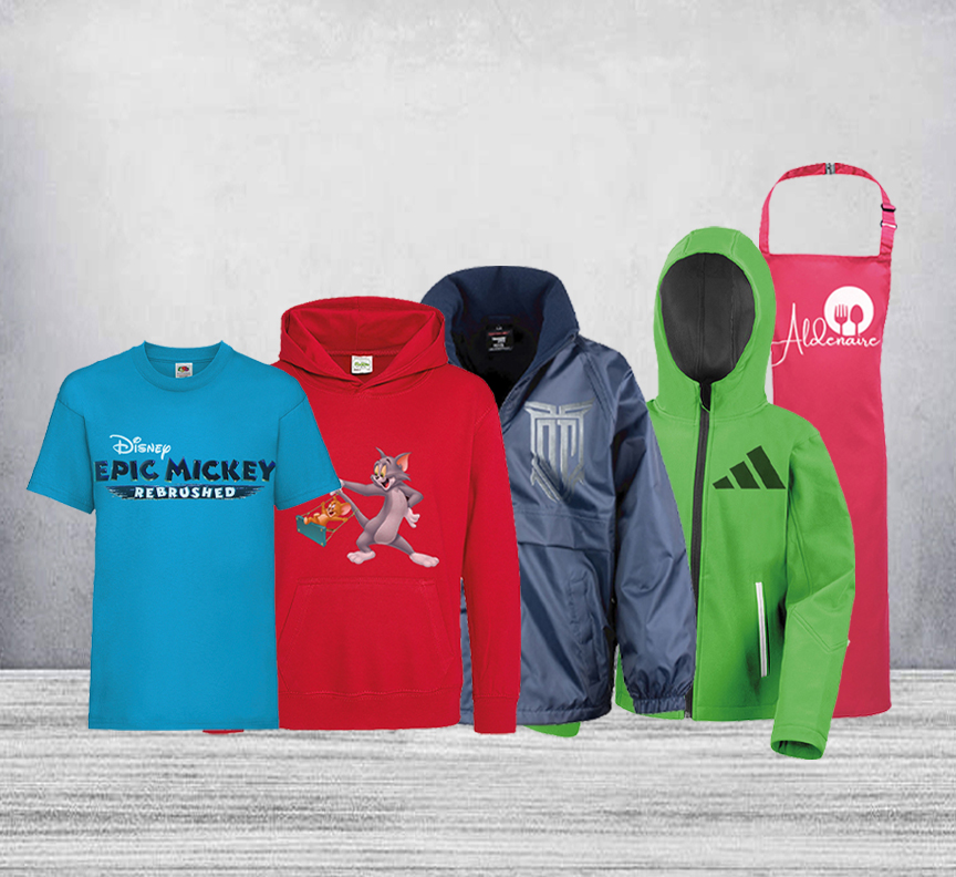 Custom Kids Clothing, Printed Wear