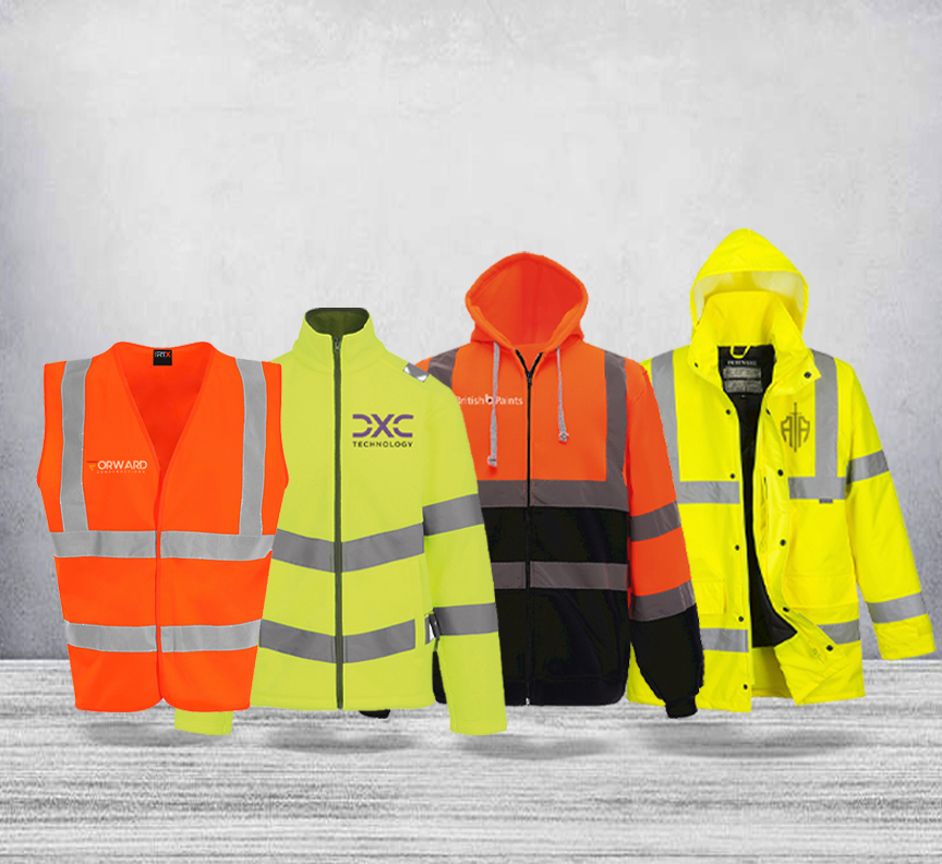 Hi Vis Workwear Printing, Printed Wear