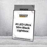 A1 LED Ultra Slim Black Lightbox