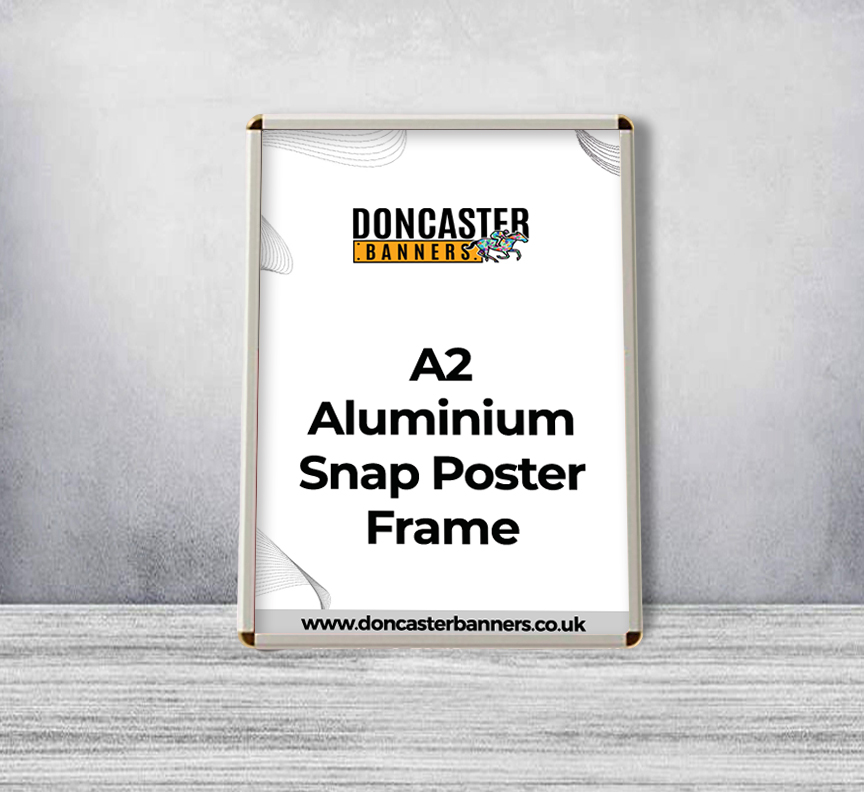 A2 Aluminium Snap Poster Frame (With Printed Poster)