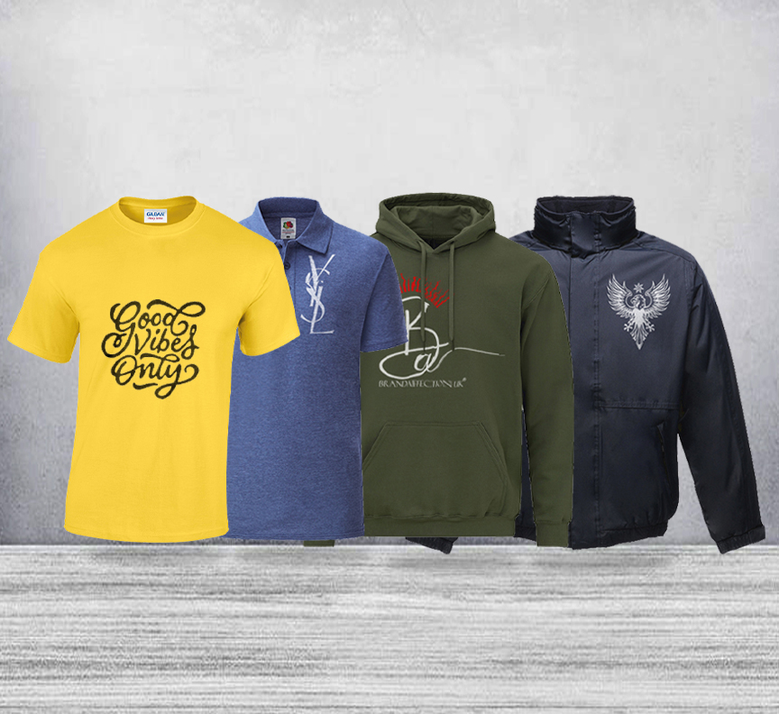 Adult Workwear Printing, Printed Wear