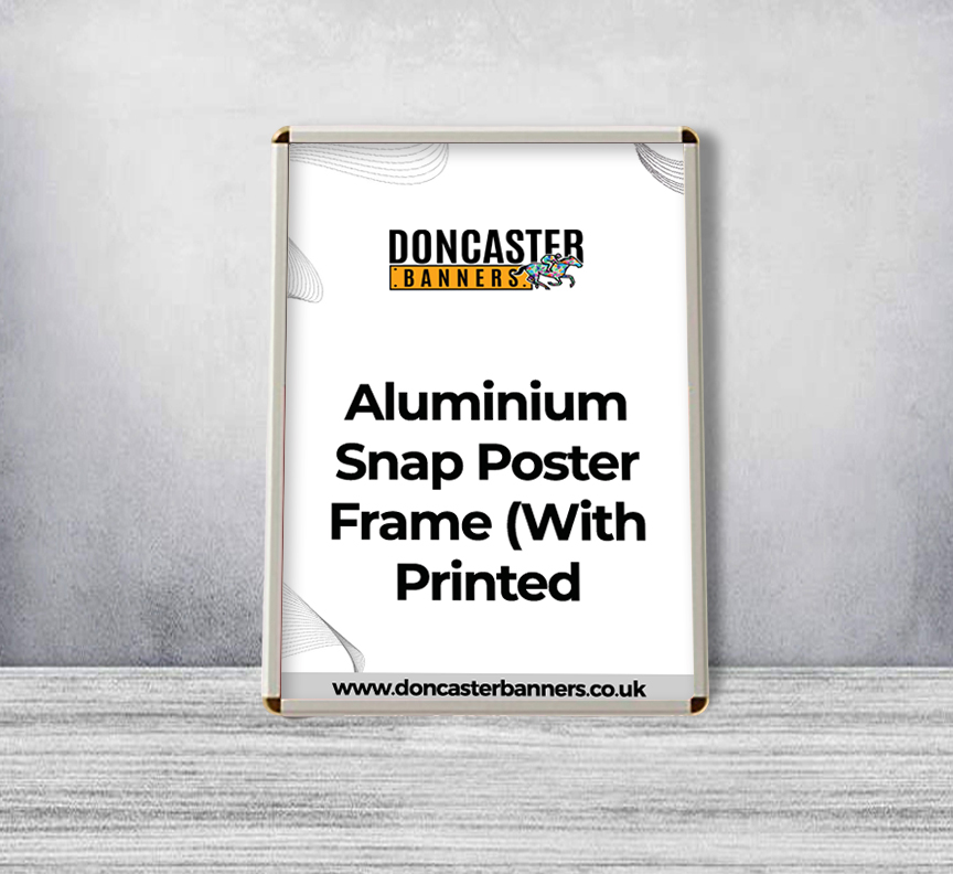 Aluminium Snap Poster Frame (With Printed Poster)