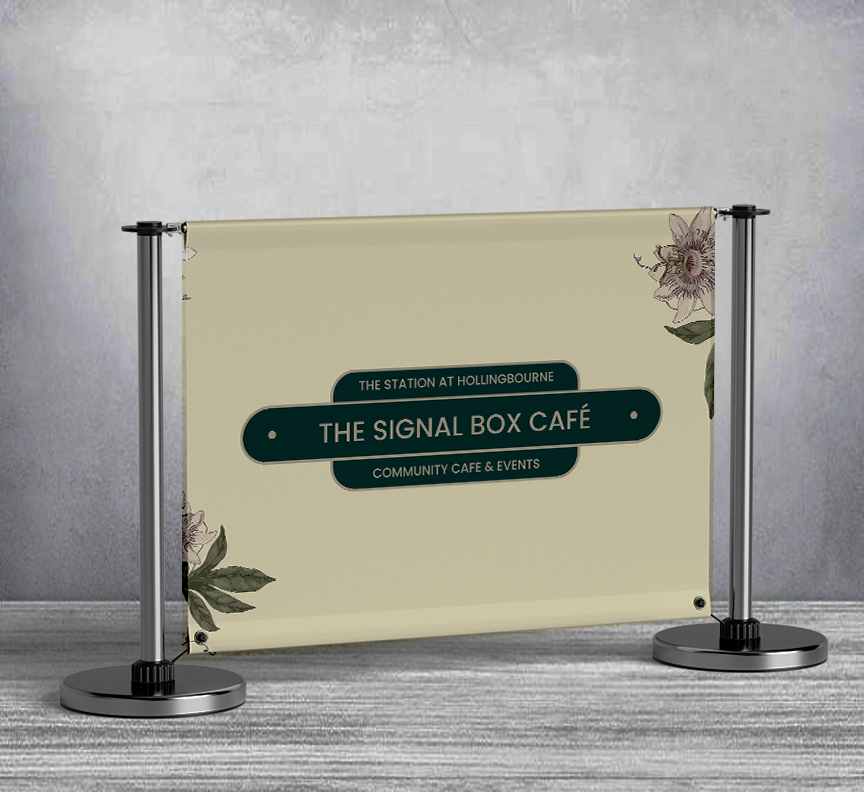 Cafe Barrier Banners