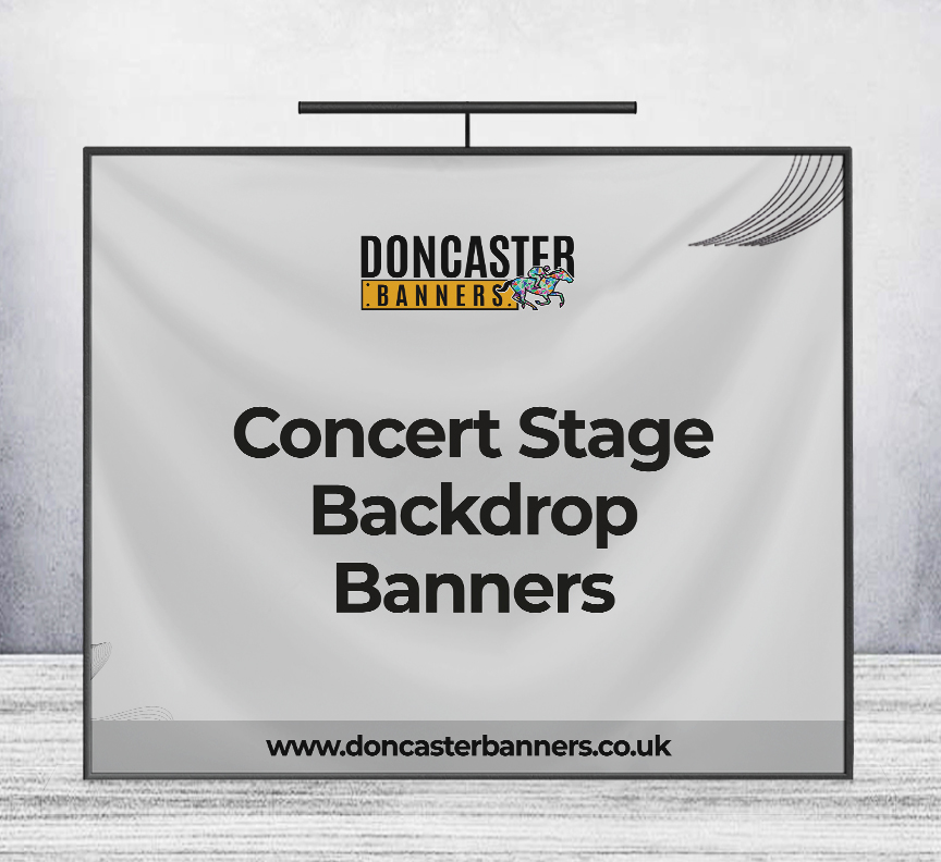 Concert Stage Backdrop Banners
