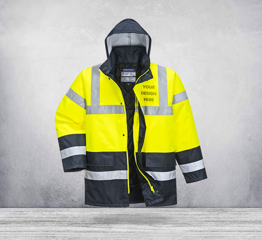 Customisable Hi Vis Traffic Jacket