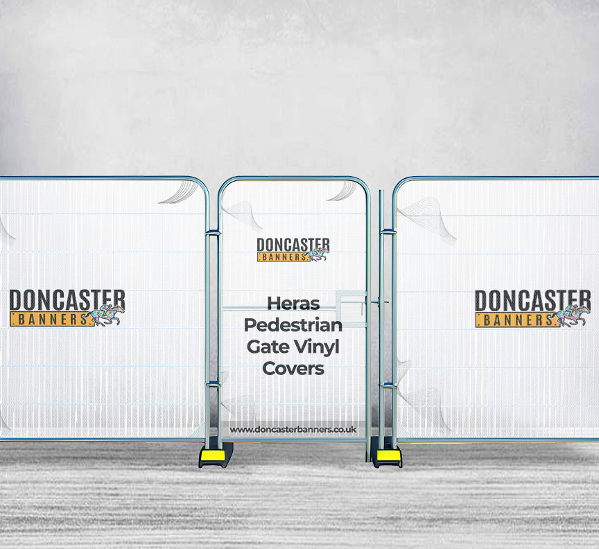 Heras Pedestrian Gate Vinyl Covers