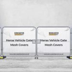 Heras Vehicle Gate Mesh Covers