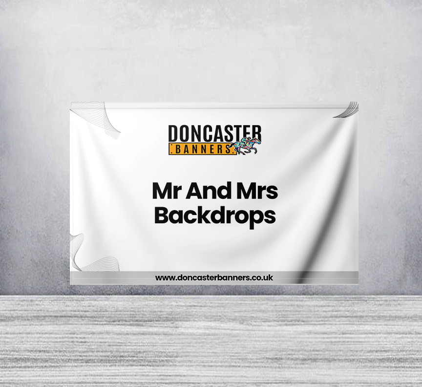 Mr And Mrs Backdrops