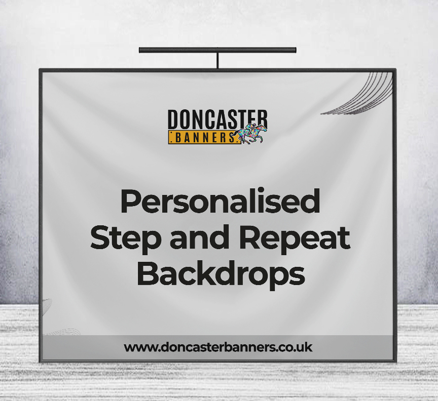 Personalised Step and Repeat Backdrops